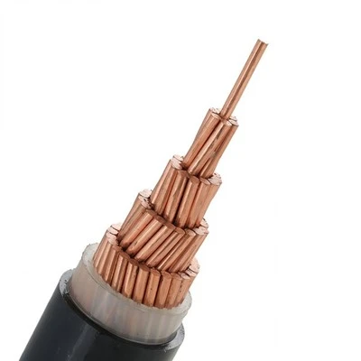 Cable d'alimentació de baixa tensió de nucli de coure pur aïllat de PVC YJV XLPE