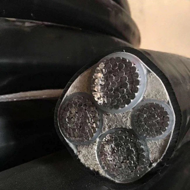 YJLV Low Voltage XLPE Insulated PVC Sheath Aluminum Cable Manufacturer 25mm 4 Core Armored Cable Aluminum factory
